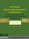 Optimal High-Throughput Screening (eBook): Practical Experimental Design and Data Analysis for Genome-Scale RNAi Research